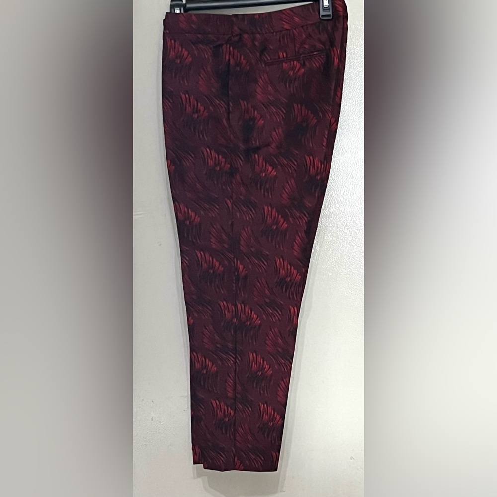EUC Anne Klein burgundy and black Pants Set. Women’s size 12. - Picture 6 of 8